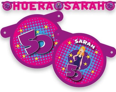 Paperdreams - Sarah - Letterslinger 'Hoera ' (140cm)