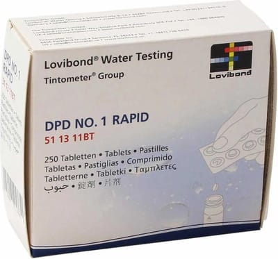 DPD 1 tabletten voor manuele tester - 100 stuks