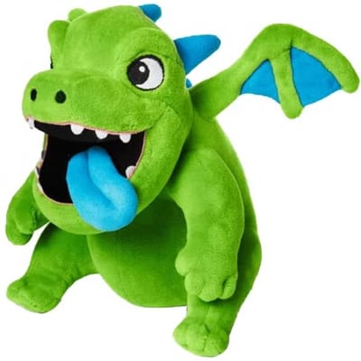 CHAUD En Stock 35cm Jeu Clashed Royale Peluches Jouets Bûche Roulement Bois Peluche Poupées Vengeance Doux Bourré Produit Créatif Ornement green