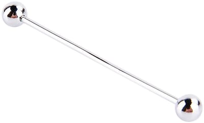 Dailygoods- Stropdasclip Metalen - Zilverkleurig - Accessoire - Heren - Kostuum - Kleding - Hoogwaardige Kwaliteit - Dasspeld