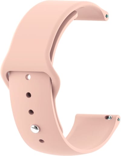Siliconen bandje - geschikt voor Garmin Vivoactive 4 / Venu 2 / Venu 3 / Forerunner 255 / 265 - zachtroze