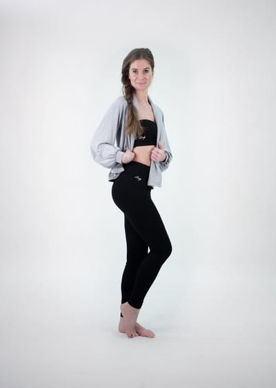 Sportlegging dames-Yoga -Legging Fitness-High Waist Legging-Gym Sports Wear-Yoga Legging-Zwart - Small