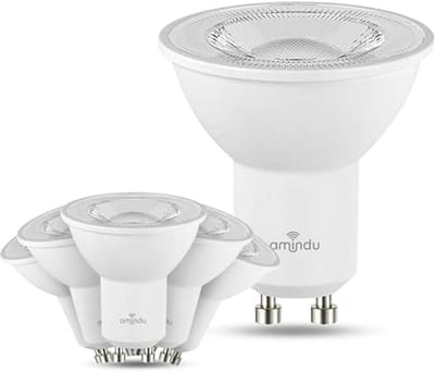 GU10 LED Lampen 6-pack Koudwit 4000K – 4W vervangt 50W – Energiezuinige en Duurzame Verlichting