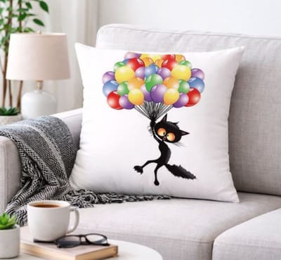 Crazy Cat Collection Kussenhoes - 45x45 cm