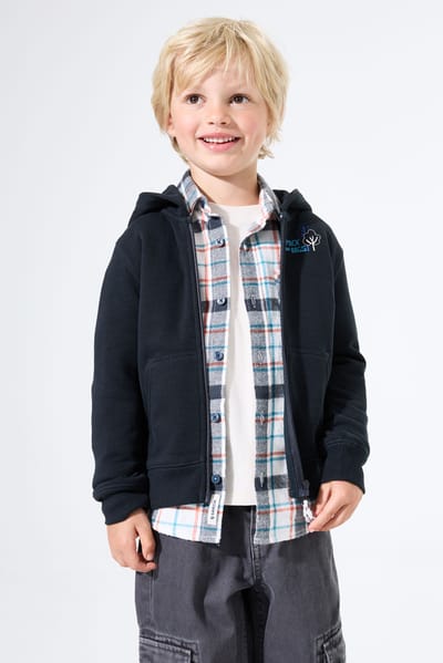 GARCIA Jongens Print Vest Grijs Lange mouw