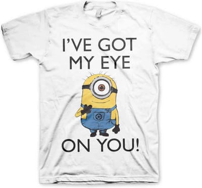 Minions Heren Tshirt -S- I Got My Eye On You Wit
