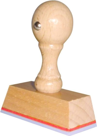 Handstempel 55x25 Mm - Stempels - Stempels volwassenen - Snelle Levering
