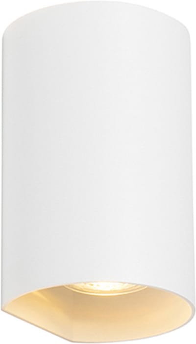 QAZQA sabbir - Design Dimbare LED Smart Wandlamp incl. wifi met Dimmer Up Down voor binnen - 2 lichts - D 8.4 cm - Wit - Woonkamer | Slaapkamer | Keuken