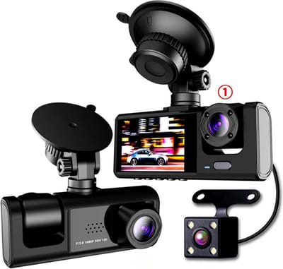 Dashcam voor auto - 170 Graden Kijkhoek - Nachtzicht - FullHD video - Wifi - Super compact - Parkeermodus