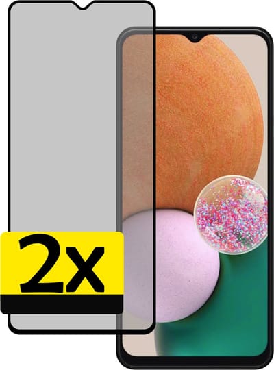 Screenprotector - Geschikt voor Samsung Galaxy A13 5G - 2 Stuks - Privacy Filter - Beschermglas - Gehard Glas - Tempered Glass - Screen Protector