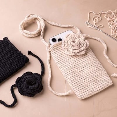 CC Mini Hobbyset Haken 2 Tassen met Roos