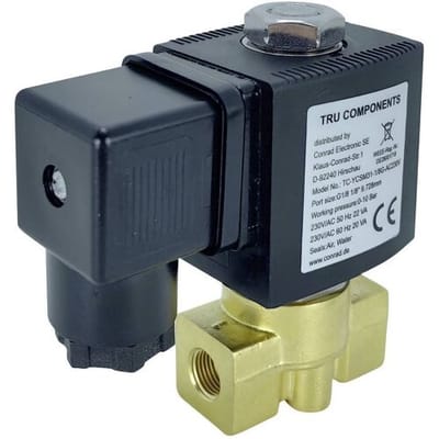 TRU COMPONENTS Direct bedienbaar ventiel TC-14211680 TC-YCSM31-1/8G-AC230 230 V/AC G 1/8 Nominale breedte 6 mm 1 stuk(s)