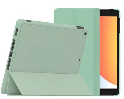 MYWAY, Hoesje geschikt voor iPad 11 inch 2025 / 10.9 inch 2022 - SlimSkin Series met Stylus Houder, Groen