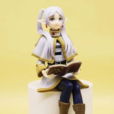 14cm Noedel Stopper Sousou no Frieren Anime Meisje Model Frieren Beyond Journey's End Actie Model Verzamelfiguur Speelgoed white
