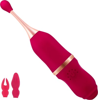 Cupitoys® Pinpoint clitoris vibrator - 19,8cm - Rood - 7 standen - Vibrators voor vrouwen en mannen - Sex toys voor vrouwen en mannen