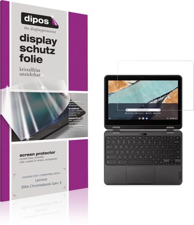 dipos – 2x Beschermfolie geschikt voor Lenovo 300e Chromebook Gen 3 | Krasbestendige & heldere Screenprotector Ultra-Thin