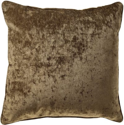 Dutch Decor LEWY - kussenhoes 60x60 cm - glansvelours - groot formaat - Military Olive - groen - met rits - zonder binnenkussen