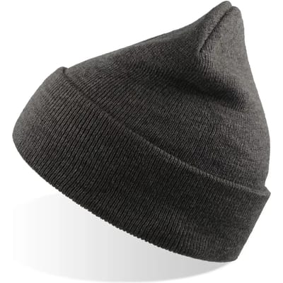 Atlantis Headwear - Wind Beanie Recycled - Dark Grey - One Size