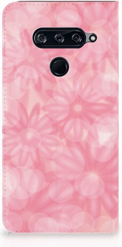 LG V40 Thinq Smart Cover Spring Flowers