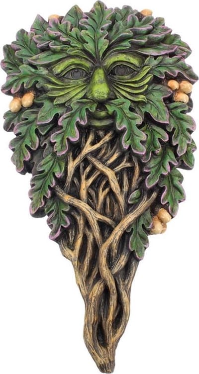 Nemesis Now Muurdecoratie - All Seeing Oak - Green Man - Tree Spirit - Multicolours