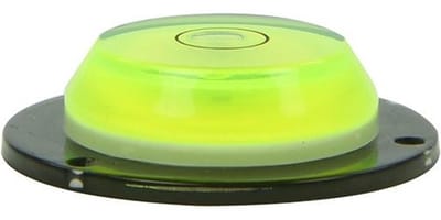 ProPlus Ronde waterpas - kunststof - 30 mm - zwart/geel