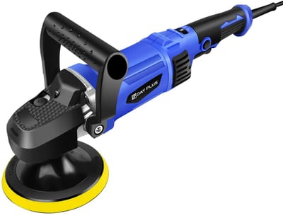 NAVOBIZ Polijstmachines - Poetsmachine - Polijstschijven - 1400W motor - 6 snelheden - 31-delige set - Ergonomisch - Blauw