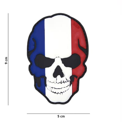 101 Inc Embleem 3D Pvc Skull Frankrijk  16003