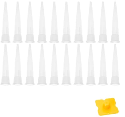 Dailygoods - Set van 20 Siliconen Mondstukken voor Afdichtmiddelen