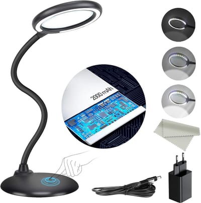 Loeplamp Met Standaard - Lamp Met Led Verlichting - Flexibel