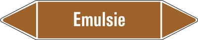 Emulsie leidingmarkering op vel 75 x 17 mm - 8 per vel