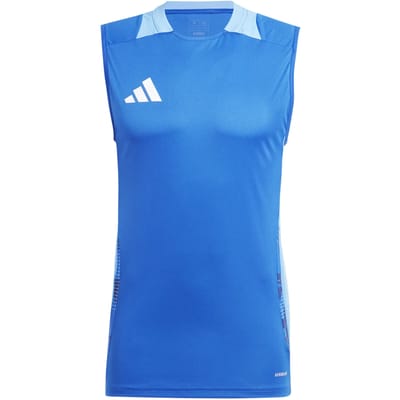 adidas T-shirt Heren Tiro 24 Competition Training Sleeveless Jersey Blauw - Maat S