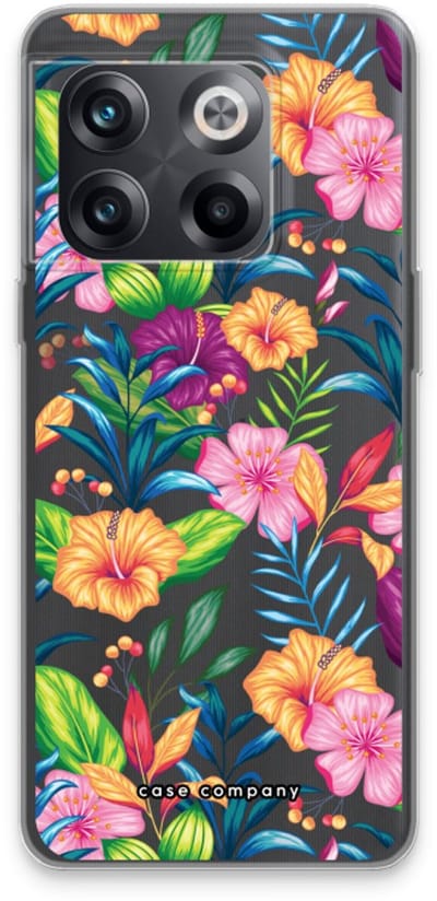 Case Company® - Hoesje geschikt voor OnePlus 10T hoesje - Tropisch 2 - Soft Cover Telefoonhoesje - Bescherming aan alle Kanten en Schermrand