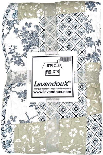 Lavandoux - Bedsprei - Sea Breeze - 240 x 220 cm - 2-persoons - Blauw