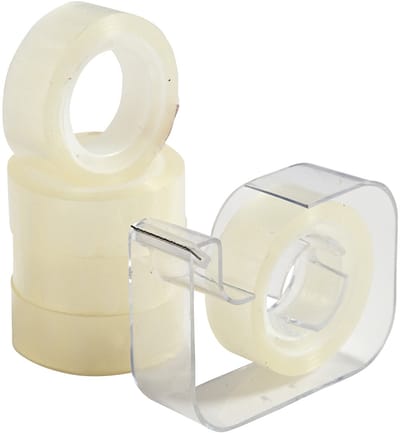 Plakband met dispenser, B: 15 mm, 1 set
