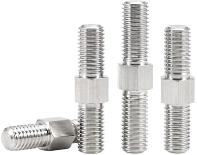 Dubbelzijdige Schroef - Koppelloze Bout - Machine Onderhoud - Roestvrij Staal A2 - M16 x 140mm - Metaal