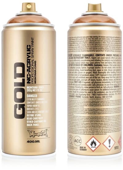Montana GOLD Transparent Hazelnut T8310 spuitbus 400ml