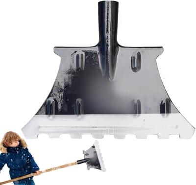 Sneeuwschep - Winterschep - Sneeuw Ruimen - Robuuste Constructie - 33 cm - Metaal