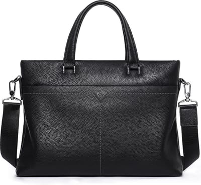 Premium Laptoptas 17 inch – Echt Leer – Business Aktetas & Schoudertas – Urban U®