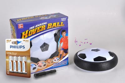 Blossombel Hover Ball met LED verlichting en muziek - Binnen Voetbal - Air Power Football - Speelgoed- met gratis schroevendraaier + 4 batterijen