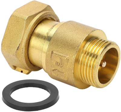 Dailygoody - Terugstroomklep - Waterafvoer - Hoogwaardige kwaliteit - 1 inch - NPT draad - Duurzaam materiaal - Geschikt voor leidingen - DN25X32