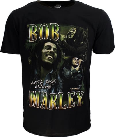 Bob Marley Roots Rock Reggae T-Shirt - Officiële Merchandise - M