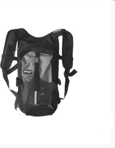 mad soft bag voor twee wielen mad trap zwart en grijs nieuw
