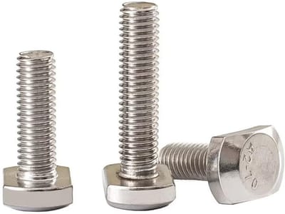 Dailygoody - Hamerschroef - T-groef bouten - 10 stuks - M5x12mm - T-boutschroeven - Perfect voor bouw en productie - Roestvrij staal