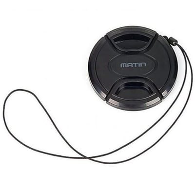 Matin Frontlensdop Met Elastiek M-6281 82 Mm Zwart