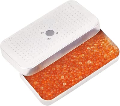 Silicagel Ontvochtiger - Droogmiddel Zakjes - Bescherming Tegen Vocht - Herbruikbaar Met Oven - 4 Stuks 40g - Oranje Indicator