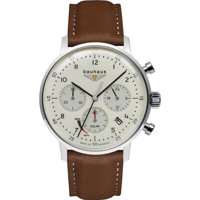 Bauhaus 2086-5 Dessau solar chronograaf horloge
