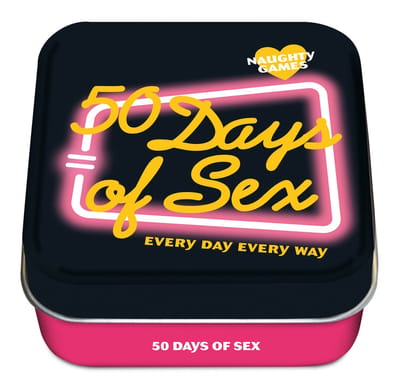 Spel - Naughty games - 50 days of sex - In blik - 18+