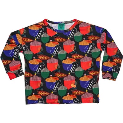 T-shirt met lange mouwen voor babymeisjes Raspberry Republic Acorns