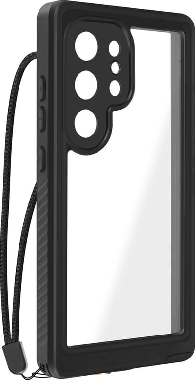 Redpepper, Waterdicht hoesje Geschikt voor Samsung Galaxy S24 Ultra Compleet, Zwart