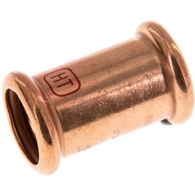 Perskoppeling - 22mm Persmof - Koperlegering